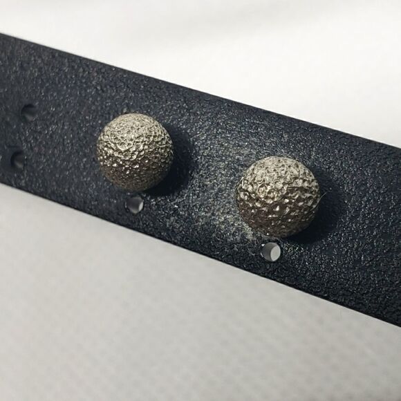 Crumbled Round Ball Stud Earrings Silver Tone - Picture 1 of 3